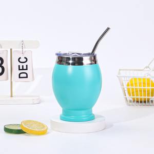 Vaso de Café de Acero Inoxidable de 12 oz con Cuchara, Termo para Bebidas Calientes y Frías - Product Image 6