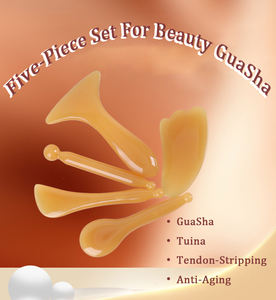 الشركة المصنعة مباشرة المهنية الراتنج Gua Sha مجلس الوجه بالابر القلم للعناية بالوجه مجلس كشط - Product Image 2