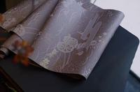 Tapis de thé de luxe haut de gamme en brocart tissé Song, imperméable, fait main, diamètre 350 mm, motif Littéraire Chinois Zen, tapis de table en tissu pour extérieur