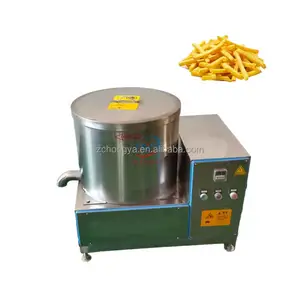 Máquina pequena de desengordurante de alimentos fritos, desidratador de batatas fritas, máquina de remoção de óleo e desidratador