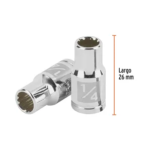 บ็อกซ์ 6 1/4" ซ็อกเก็ต 12 จุด, ไดรฟ์ 1/4", TRUPER - Product Image 3