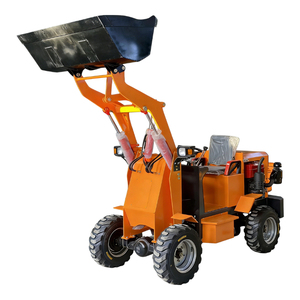 散装砂砾铲装机 小型轮式土方工程机械 电动小型叉车 - Product Image 3
