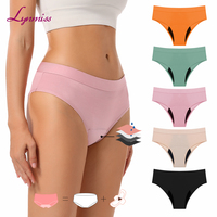 Culotte menstruelle taille basse en bambou, sans couture, respirante, anti-fuite, 4 couches absorbantes, écologique, pour usage quotidien