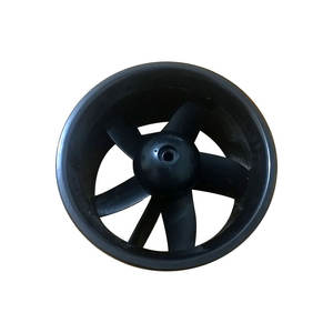 Drone avion modèle 2.4G avec ensemble de pales de rotor cannelé 64mm à 5 et 12 pales, moteur cannelé 4500KV 64, télécommande incluse - Product Image 5