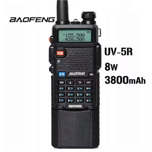 2025 Nieuwe 8 Watt Baofeng UV-5R Walkie-talkie 3800mAh, Uitgebreide Batterij UV5R Programmering Tweeweg Radio's 3800mAh - Product Image 3