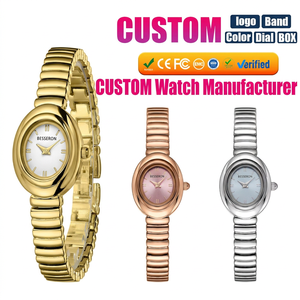 Montre-bracelet délicate en alliage fin avec boîtier en alliage et fermoir en cuivre pour un look décontracté et formel - Product Image 2