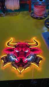 Letreiro de <span class=keywords><strong>Neon</strong></span> LED Personalizado DIY - Iluminação Decorativa Noturna - Product Image 4