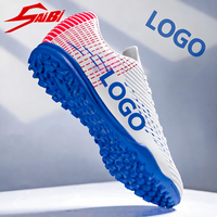 Nouvelles chaussures de futsal personnalisables avec logo, antidérapantes, pour l'extérieur, pour le football/football de célébrités, avec semelle intérieure, pour la saison printanière, vente en gros directe