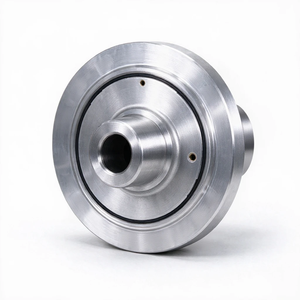 Brida de cubo de rueda de aluminio mecanizada por CNC personalizada OEM, cubierta de cubo de rueda de alta precisión con rodamiento para piezas modificadas de motocicletas y automóviles - Product Image 3