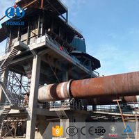 Prix usine Hongji four rotatif à économie d'énergie avec moteur et boîte de vitesses pour usine de ciment clinker meulage chaux Mini vente équipement