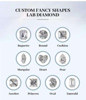 Diamants de laboratoire certifiés IGI Kesari Diam LLP, taille coussin, 1,5 ct-3 ct, HPHT CVD, couleur F, pour la fabrication de bijoux