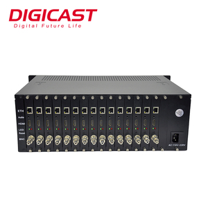 16 canaux 3 U Châssis H.264 H.265 HD SDI CVBS IPTV à RTMP UDP Encodeur pour IPTV <span class=keywords><strong>Streaming</strong></span> Encodeur - Product Image 1