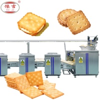 Ligne de production automatique multifonctionnelle de biscuits durs en acier inoxydable avec application pour boulangerie