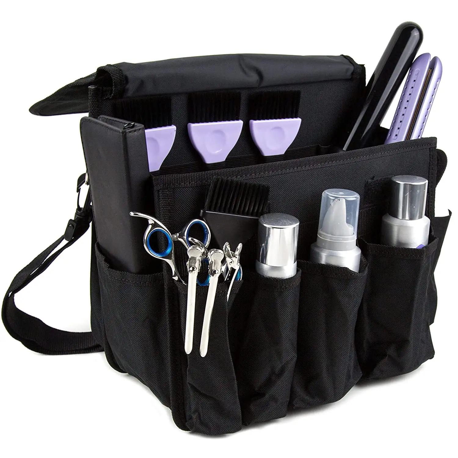 Keyson Polyester Professionele Kapper Gereedschapstas Travelling Hair Stylist Bag Make-Up Artist Tas Voor Reizen