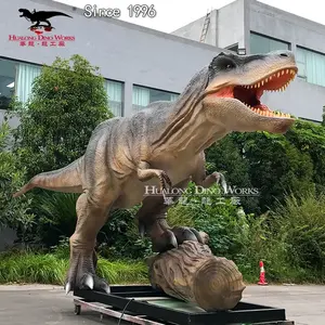 Kualitas tinggi dinosaurus bergerak t-rex Jurassic park diskon besar model dinosaurus karet silikon buatan