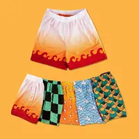 Pantalones cortos de malla con logotipo personalizado para hombre, Shorts masculinos de diseño de Color, con forro informal, estampado por sublimación, en blanco