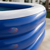 Piscine gonflable personnalisée avec logo pour enfants, idéale pour les fêtes estivales en extérieur, jeu aquatique promotionnel, ensemble cadeau jouet