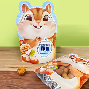 Tùy chỉnh phim hoạt hình hình <span class=keywords><strong>Ziplock</strong></span> đứng lên túi zip dễ thương goodie Túi trẻ em Snack quà tặng bao bì cho Kẹo sô cô la - Product Image 5