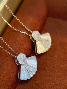 จี้เพชร Xinfly สร้อยคอเพชรแท้ ทองคำแท้ 18K  แบบปรับแต่งได้ - Product Image 4
