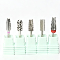 NAILME Fraise à ongles en carbure d'argent super tranchante pour accessoires de manucure, nettoyage des cuticules et compatibilité avec tous les gels à ongles