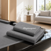 Kit de rechapage moderne pour table de billard à neuf boules, mélange laine-nylon, avec 6 bandes de rebond prédécoupées