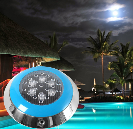 IP68 Stainless Steel 12V Multi-Color RGB LED Pool Light Remote Control Dimmable for Underwater Landscape Pond