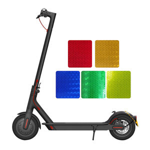 AFTFA - Adhesivo Decorativo de Seguridad para la Placa de Matrícula del Guardabarros Trasero, Pieza Modificada para el Scooter Eléctrico <span class=keywords><strong>Xiaomi</strong></span> <span class=keywords><strong>Pro</strong></span> <span class=keywords><strong>2</strong></span>, Reflector de Material PET - Product Image 4