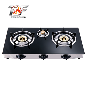 Trifire 2026 Hot Sale Zuidoost-Azië Hoge Efficiëntie 3-pits Tafelmodel Gehard Glas Draagbaar 4.2kW Handmatige Aansteker Gas - Product Image 3