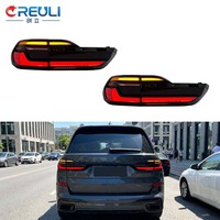 Feux arrière LED complets CREULI, style fumé séquentiel, nouveau style, Plug & Play, feux de freinage dynamiques, pièces automobiles pour BMW X7 G07 18-22