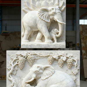 Estatua <span class=keywords><strong>de</strong></span> cabeza <span class=keywords><strong>de</strong></span> elefante <span class=keywords><strong>de</strong></span> mármol blanco grande decoración clásica personalizada escultura <span class=keywords><strong>de</strong></span> pared <span class=keywords><strong>de</strong></span> cabeza <span class=keywords><strong>de</strong></span> Animal gigante hecha a mano para uso en museos <span class=keywords><strong>de</strong></span> interior - Product Image 6