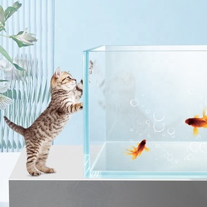 Vente en gros personnalisable ultra blanc Rectangle/carré <span class=keywords><strong>Aquarium</strong></span> de réservoir de poissons avec grand cristal pour l'utilisation de l'eau - Product Image 3