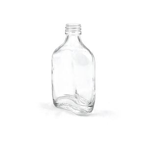 40ml Mini bouteille d'<span class=keywords><strong>alcool</strong></span> plat miniature transparente transparente pour boire de la vodka en verre à vendre - Product Image 6