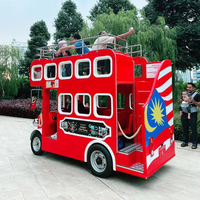 Bus électrique à deux étages pour visites touristiques, idéal pour centres commerciaux, attractions touristiques et parcs d'attractions, à vendre