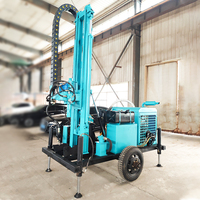 Foreuse portable DTH pour puits d'eau de 100m, 200m, 300m pour l'irrigation et l'exploration
