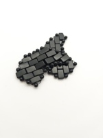 Masque pour les yeux en obsidienne rouleau de massage Gua Sha logo personnalisé masseur de visage en verre naturel avec boîte rouleau d'obsidienne de haute qualité guasha
