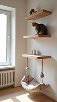 Mur en bois chat lit chat mur hamac chat mur meubles