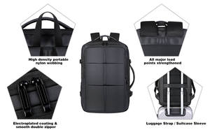 Sac à dos de voyage portable de grande taille de haute qualité approuvé par les compagnies aériennes, sac de sport avec USB, polyester - Product Image 6