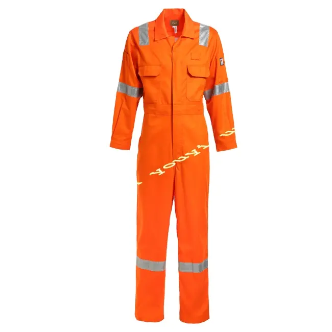 Flame retardant overalls for wholesale workers in Shenzhen Reflective industrial overalls