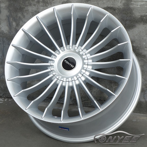 F80961 <span class=keywords><strong>ล้อ</strong></span><span class=keywords><strong>แม็</strong></span><span class=keywords><strong>ก</strong></span>ซ์ 19 นิ้ว 8.5j 9.5j ET 25 30 35 5X112 66.5 สีเงิน สี<span class=keywords><strong>ดำ</strong></span> คุณภาพดี ดีไซน์ดั้งเดิม สำหรับรถยนต์ - Product Image 3