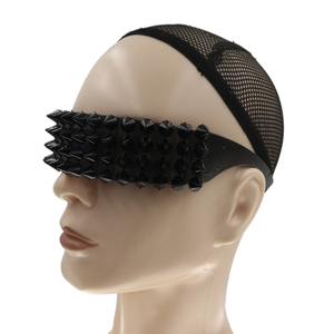 Cyber Spike Lunettes Hommes Femmes Biker Raver Shield Cosplay <span class=keywords><strong>Halloween</strong></span> Lunettes de soleil - Product Image 2