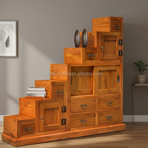 Cabinet Stair Case <b>Drawers</b> Natural <b>Colour</b> Teak Wood Furniture, Teak Indoor Furniture Contemporary From Indonesia - Product Image 3