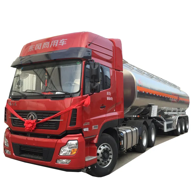 Cina prezzo 3 4 assi autocisterna olio combustibile semirimorchio acqua bowser 30000 - 55000 litri camion cisterna Diesel