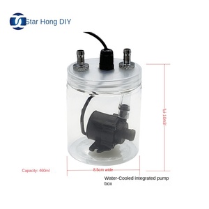 Système de refroidissement par eau <span class=keywords><strong>pour</strong></span> ordinateur de bureau, ordinateur <span class=keywords><strong>portable</strong></span>, téléphone <span class=keywords><strong>portable</strong></span> avec radiateur et pompe intégrés sans <span class=keywords><strong>ventilateur</strong></span> (Chine GUA) - Product Image 2
