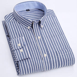 Elegante Camisa de Negocios a Rayas Multicolor con Confección Precisa y Silueta Clásica Cómoda - Product Image 2