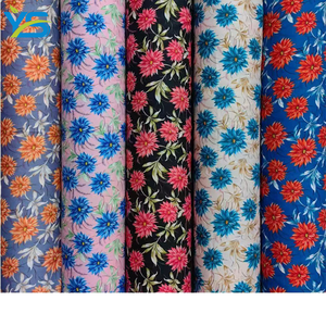 <span class=keywords><strong>100</strong></span>% Rayon Challis Tissu <span class=keywords><strong>100</strong></span>% <span class=keywords><strong>viscose</strong></span> Impression sur les marchandises prêtes Prix bas pour la robe de soirée de vêtements - Product Image 1