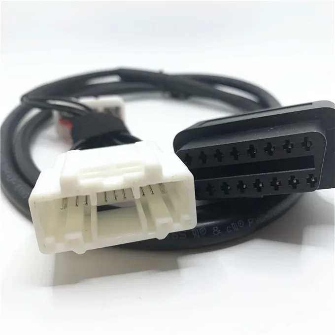 90980-12770 Pria 90980-12771 Wanita untuk J1962 OBD2 Wanita Pigtail Mobil Diagnostik Kabel 100CM untuk Tesla