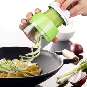 เครื่องขูดแบบเกลียวปรับได้3ใน1เครื่องทำก๋วยเตี๋ยวเครื่องทำสปาเก็ตตี้แบบมือถือเครื่องหั่นผักผลไม้ - Product Image 3