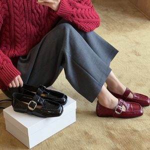 2026 Bestseller New Arrival Women Premium Texture Mini Leather Shoes Fashion Comfortable Versatile Casual Daily <b>Flats</b> - Product Image 1