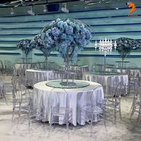 Chaises Chiavari en acrylique transparent de luxe, design moderne, empilables, stables, pour usage commercial, hôtel, mariage
