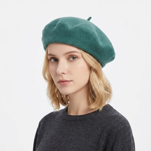 Béret en laine pour femme adulte, style coréen simple et tendance, respirant, polyvalent, multicolore, style <span class=keywords><strong>peintre</strong></span>, pour l'hiver, approvisionnement transfrontalier - Product Image 1
